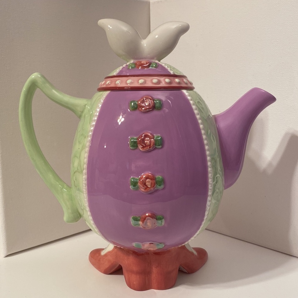 Ceramic Tea Pot - Picture 3 of 12